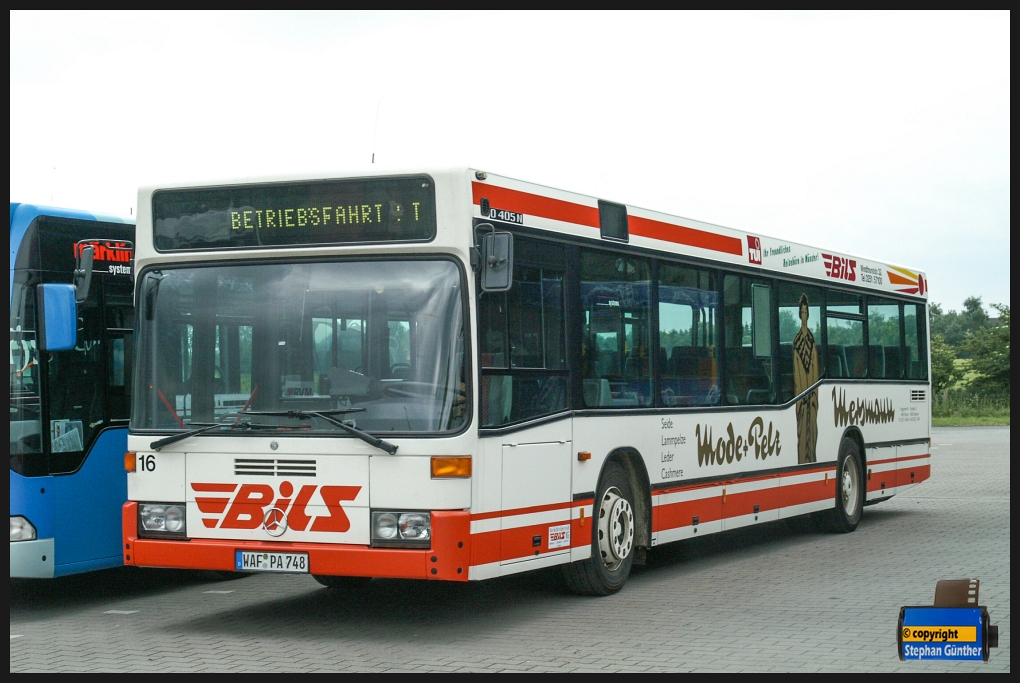 Warendorf, Mercedes-Benz O405N2 č. 16