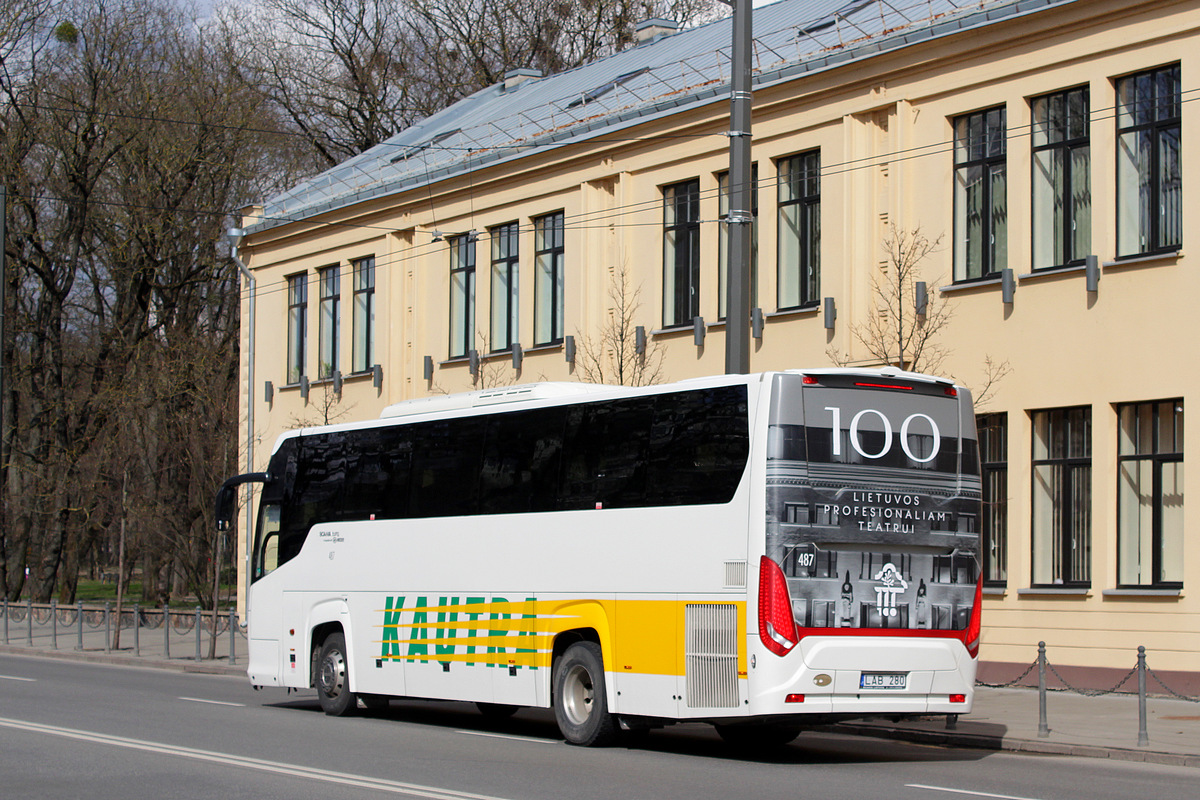 Kaunas, Scania Touring HD (Higer A80T) # 487