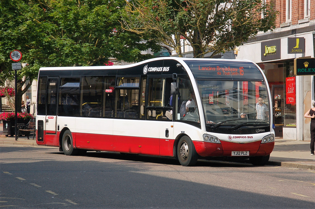 Worthing, Optare Solo # YJ12 PLZ