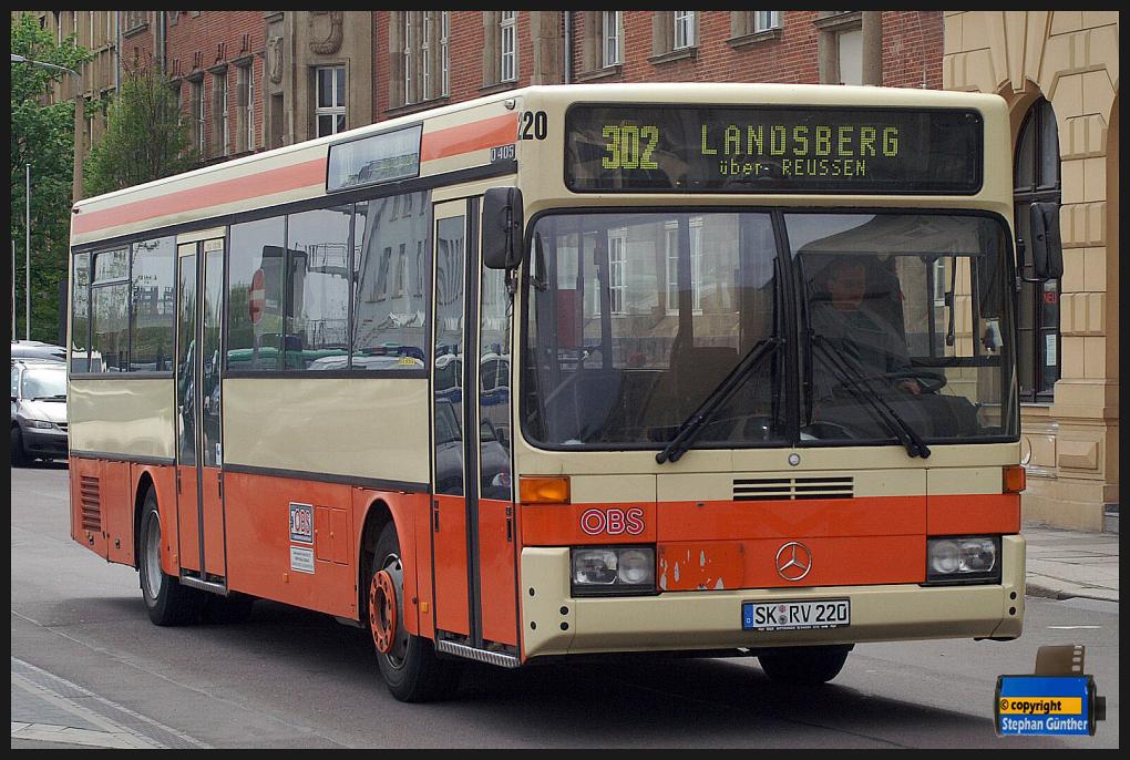Halle (Saale), Mercedes-Benz O405 # 220