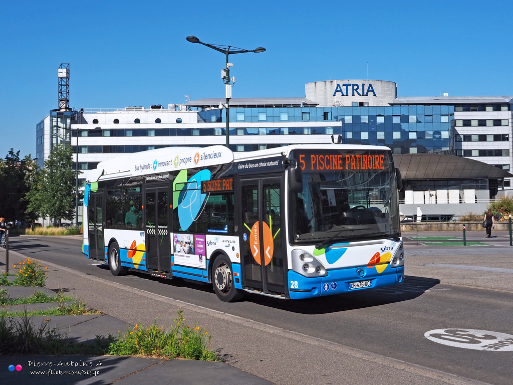 Annecy, Irisbus Citelis 12M Hybrid # 28