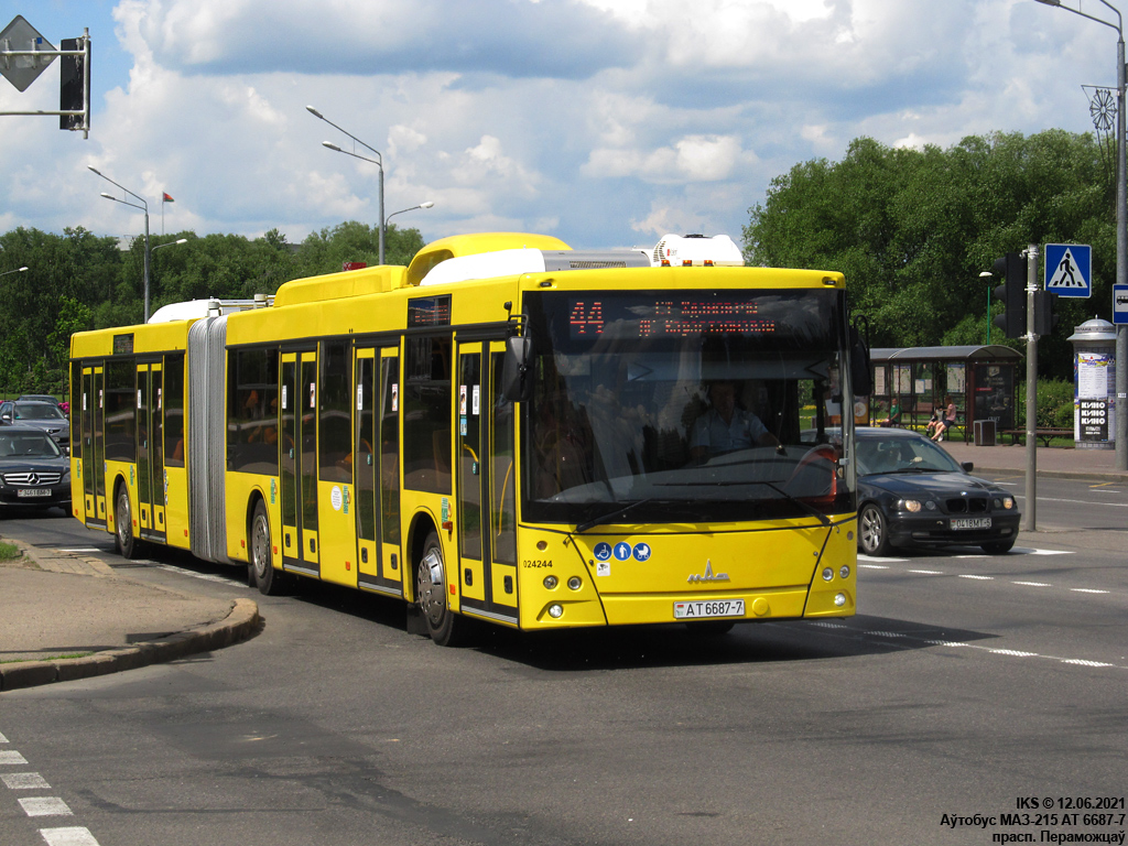 Minsk, MAZ-215.069 No. 024244