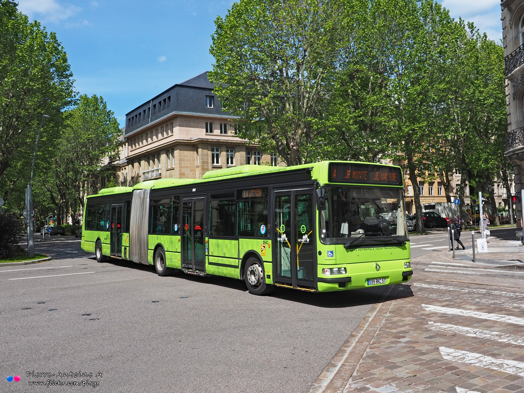 Metz, Irisbus Agora L №: 0542