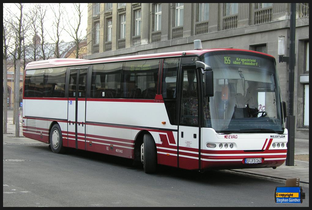 Erfurt, Neoplan N316Ü Euroliner # 143