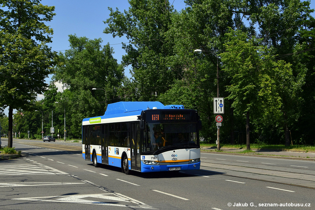 Ostrava, Solaris Urbino III 12 CNG № 7167