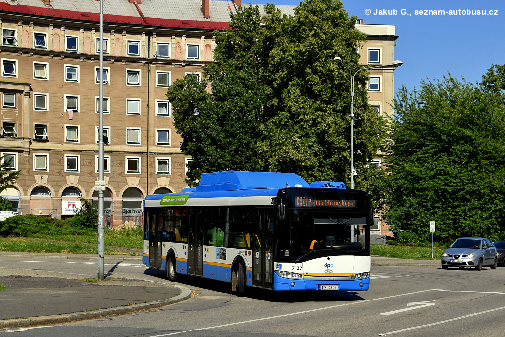 Ostrava, Solaris Urbino III 12 CNG # 7137