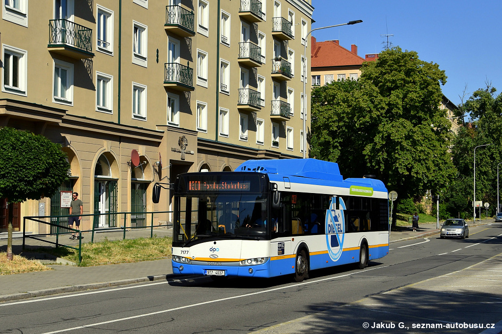 Ostrava, Solaris Urbino III 12 CNG # 7177