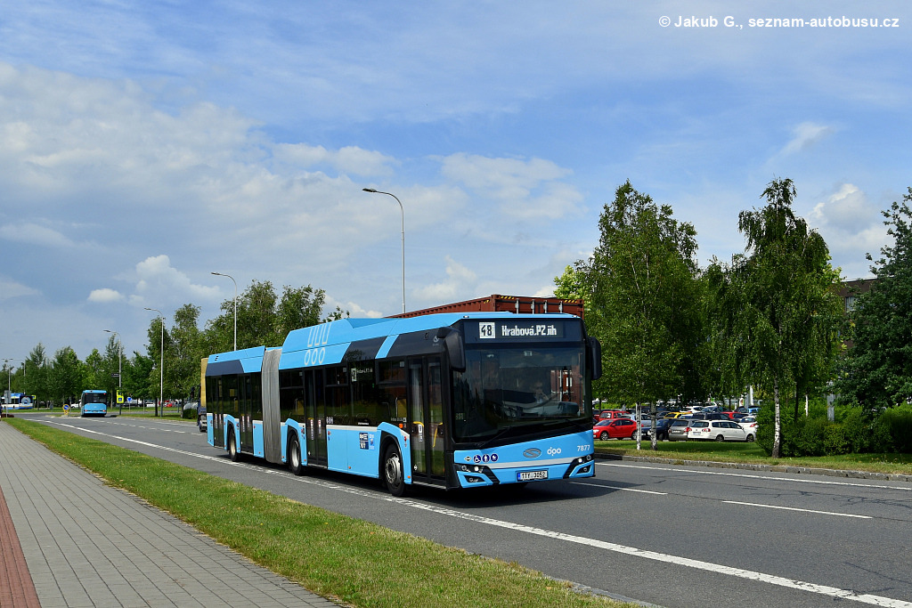 Ostrava, Solaris Urbino IV 18 CNG № 7877