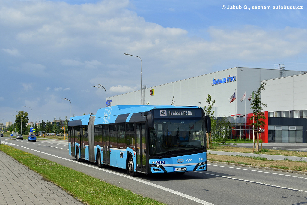 Ostrava, Solaris Urbino IV 18 CNG nr. 7897