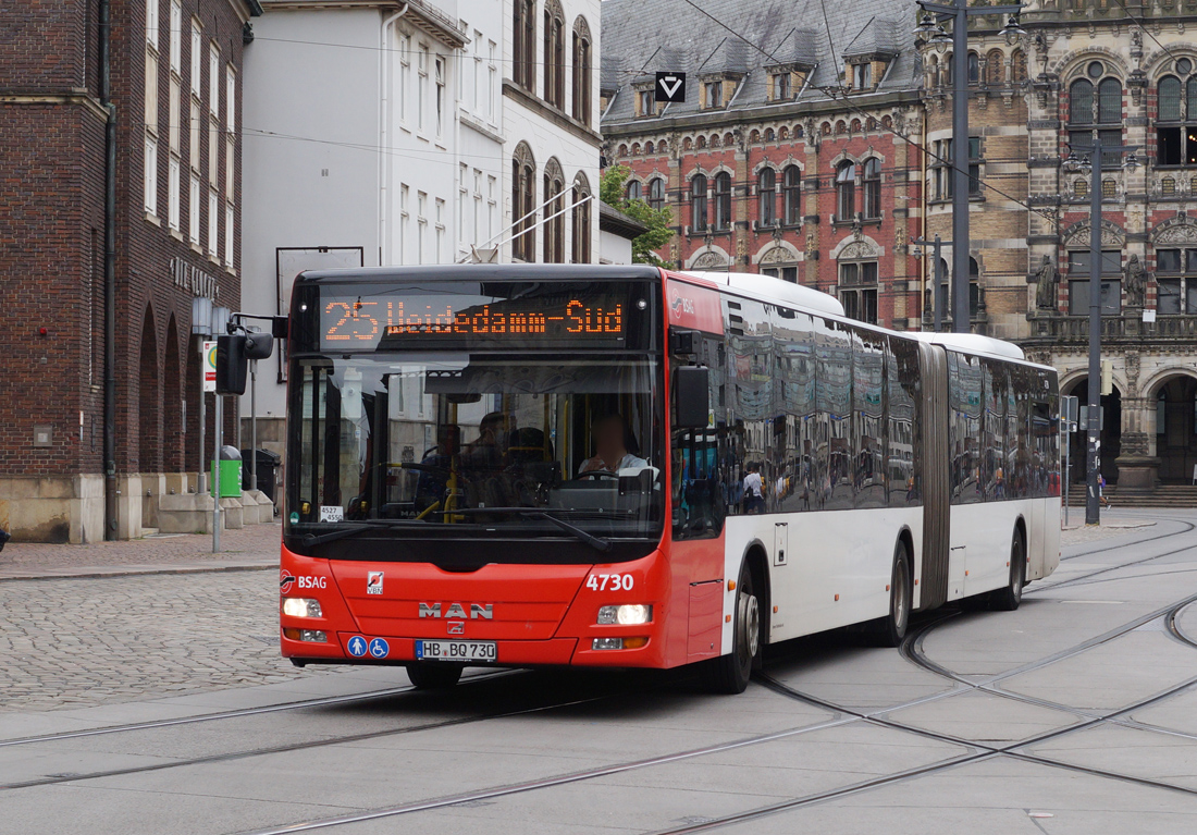 Bremen, MAN A40 Lion's City GL NG323 č. 4730
