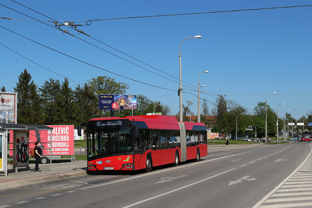 České Budějovice, Solaris Urbino IV 18 CNG č. 105