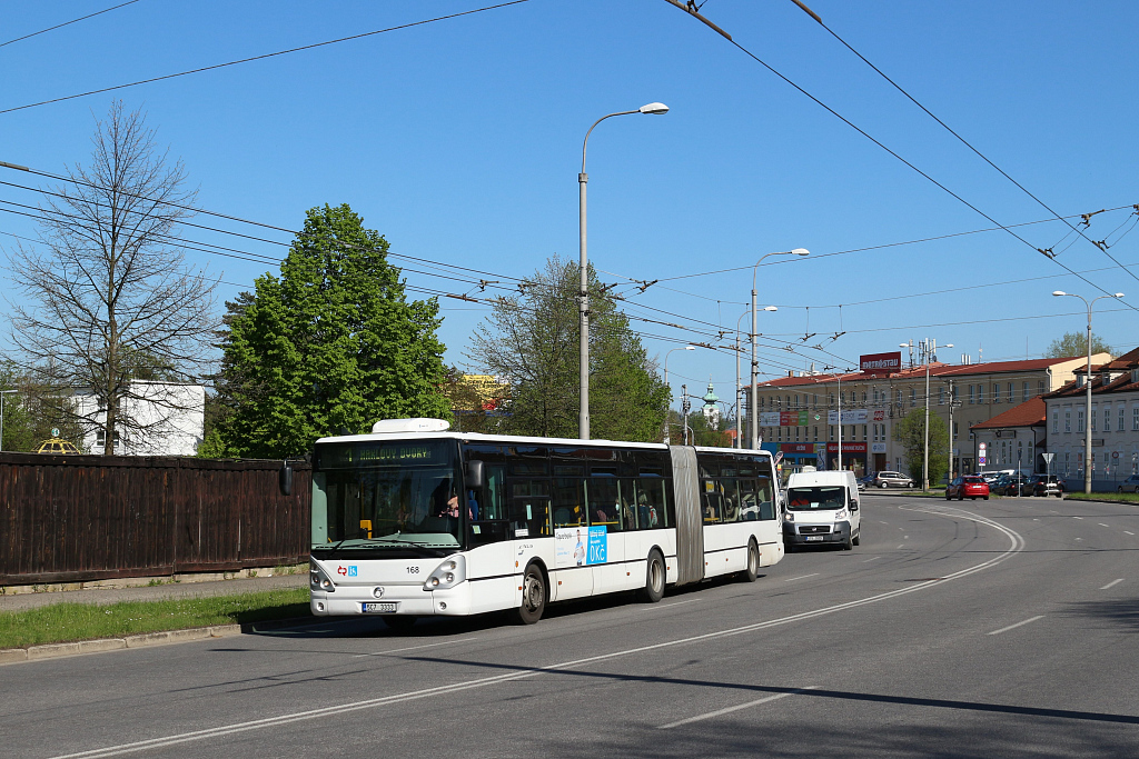 Ческе-Будеёвице, Irisbus Citelis 18M № 168
