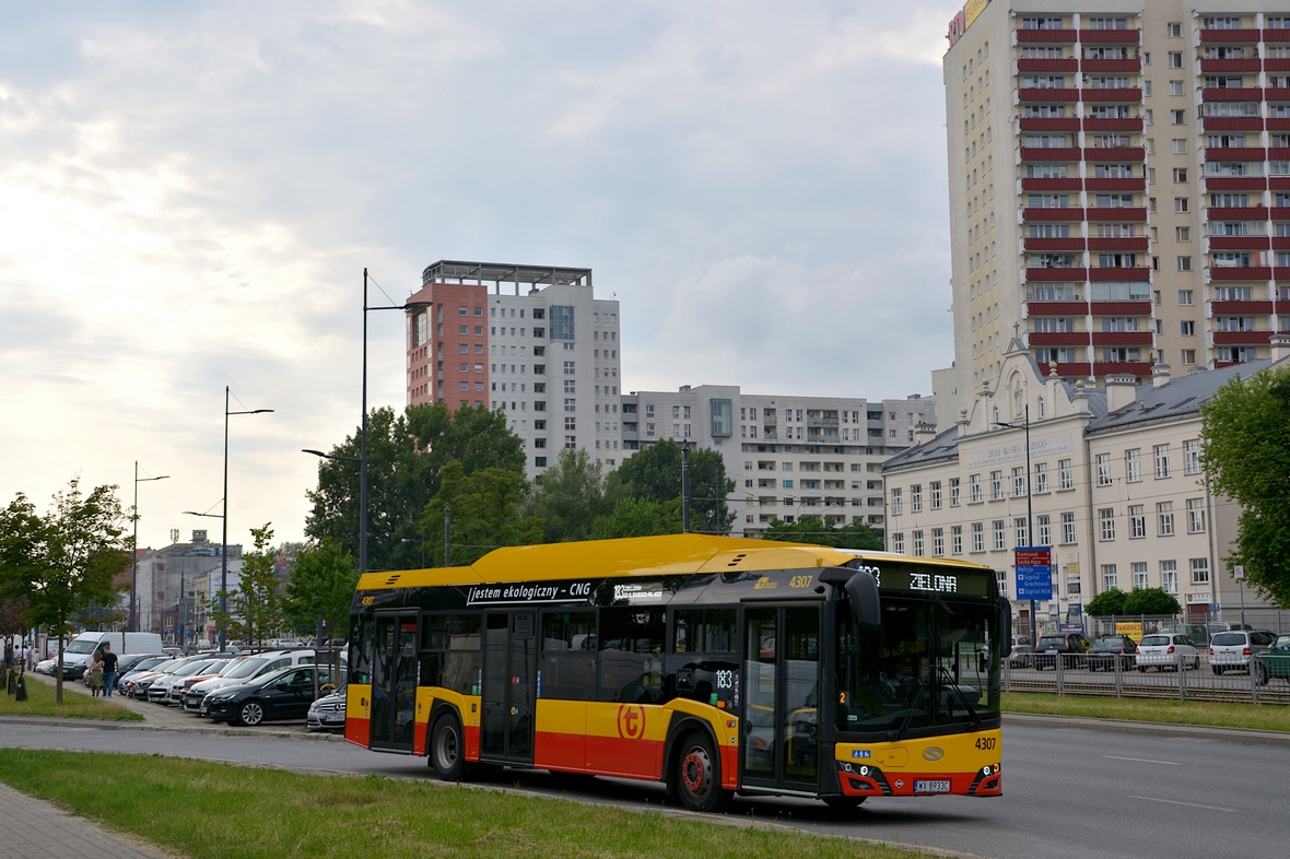 Warschau, Solaris Urbino IV 12 CNG Nr. 4307