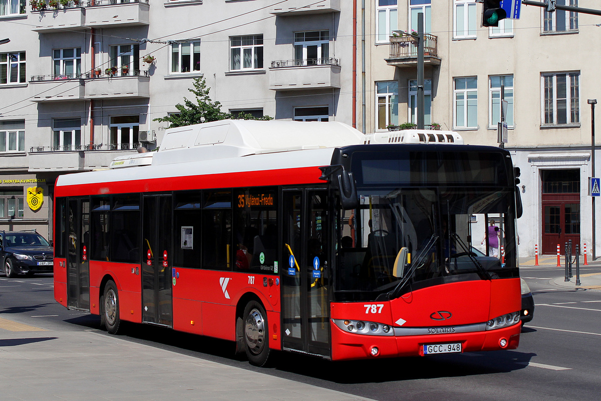 Каунас, Solaris Urbino III 12 CNG № 787