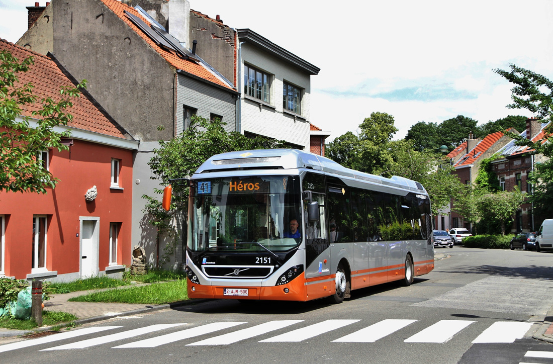 Bryssel, Volvo 7900 Hybrid # 2151