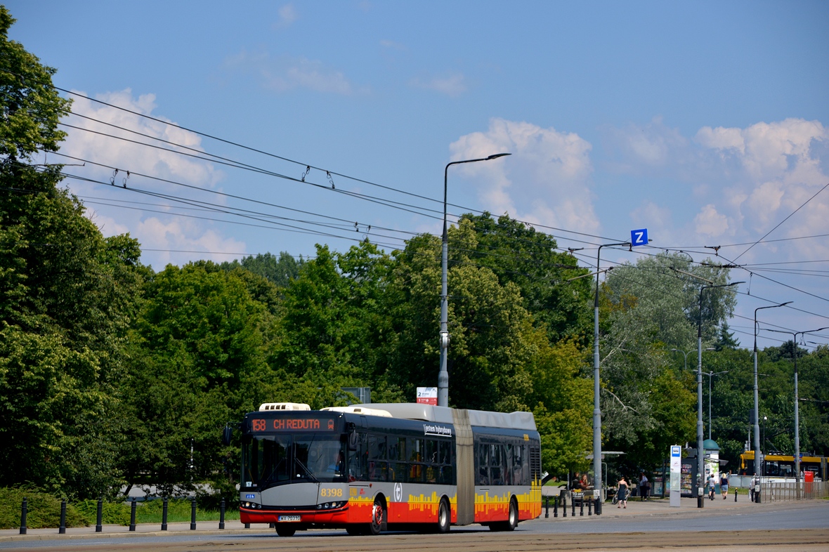 Warschau, Solaris Urbino III 18 Hybrid Nr. 8398