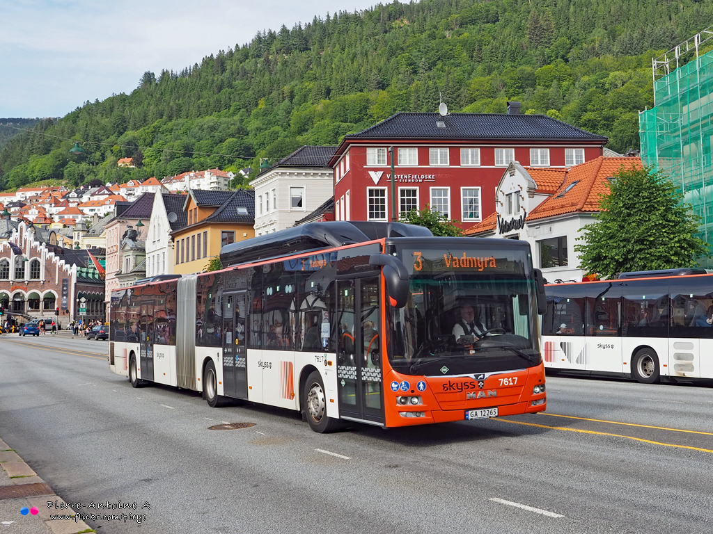 Bergen, MAN A23 Lion's City G NG313 CNG № 7617