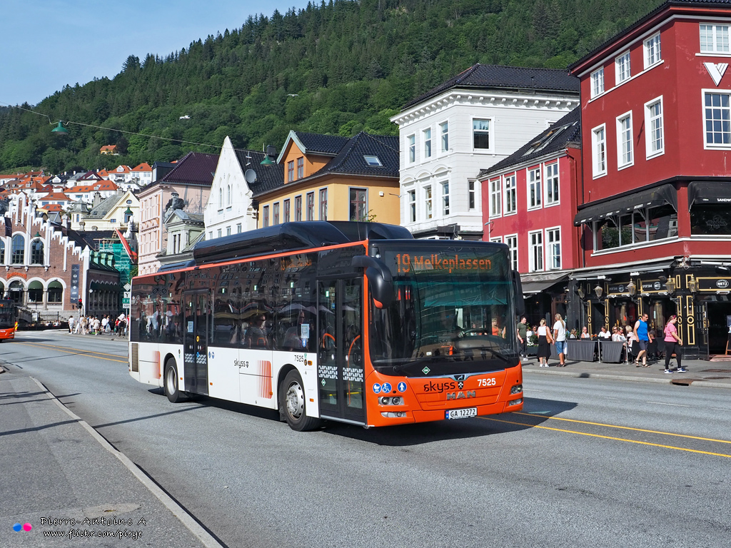 Bergen, MAN A21 Lion's City NL313 CNG # 7525