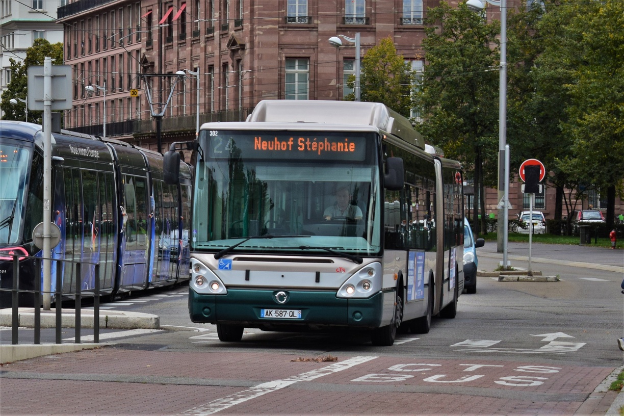 Strasbourg, Irisbus Citelis 18M CNG # 302