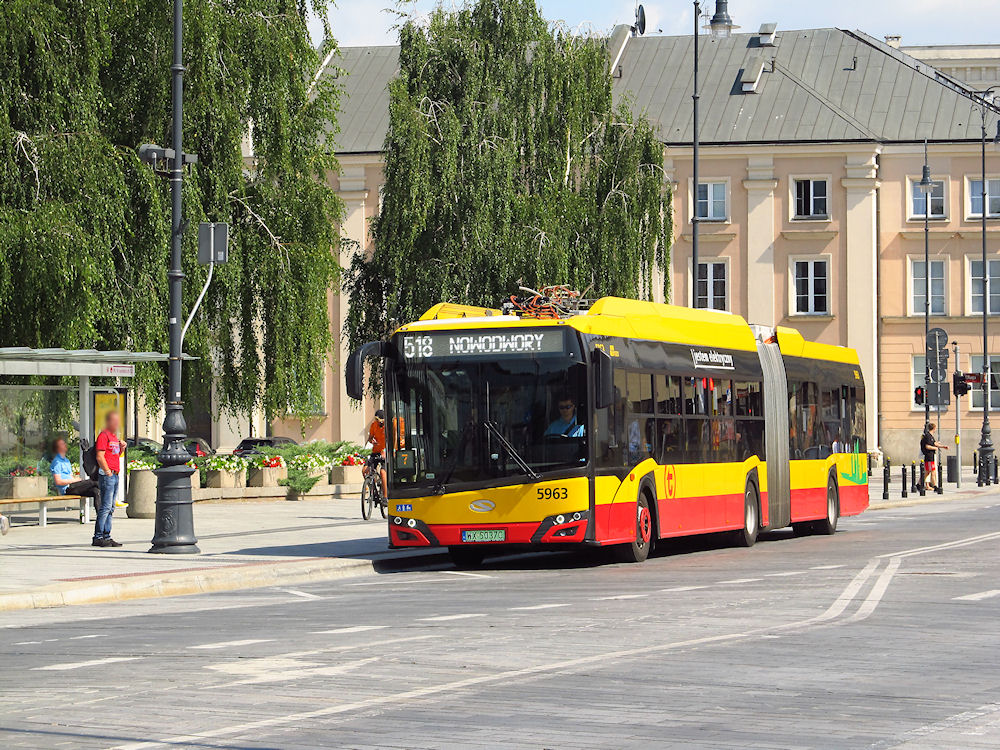 Varsovie, Solaris Urbino IV 18 electric # 5963