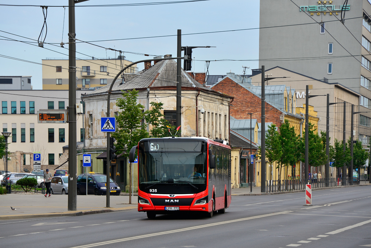 Kaunas, MAN 12C Lion's City NL330 EfficientHybrid № 935