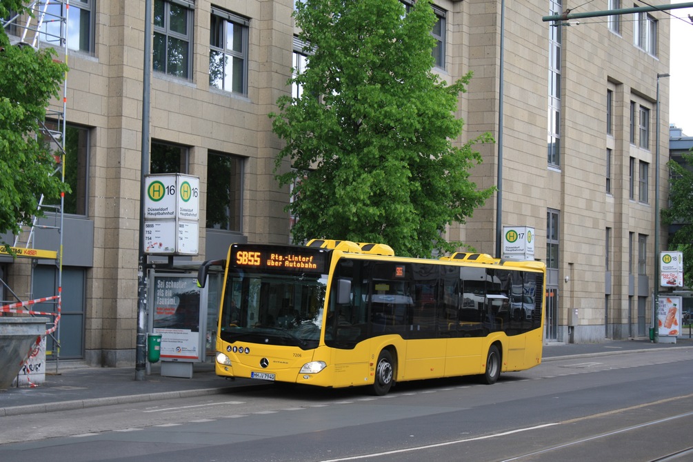 Mülheim an der Ruhr, Mercedes-Benz Citaro C2 nr. 7206
