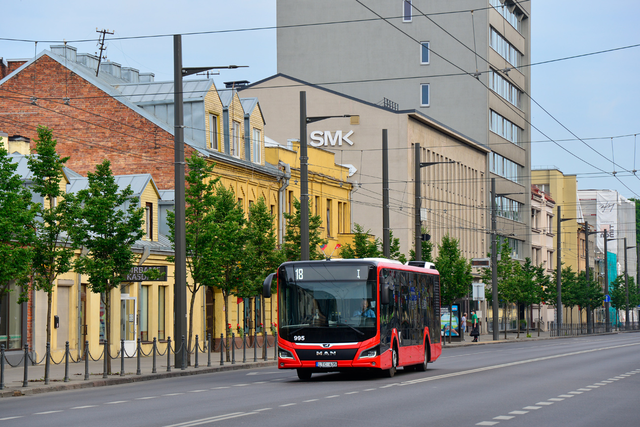 Kaunas, MAN 12C Lion's City NL330 EfficientHybrid # 995