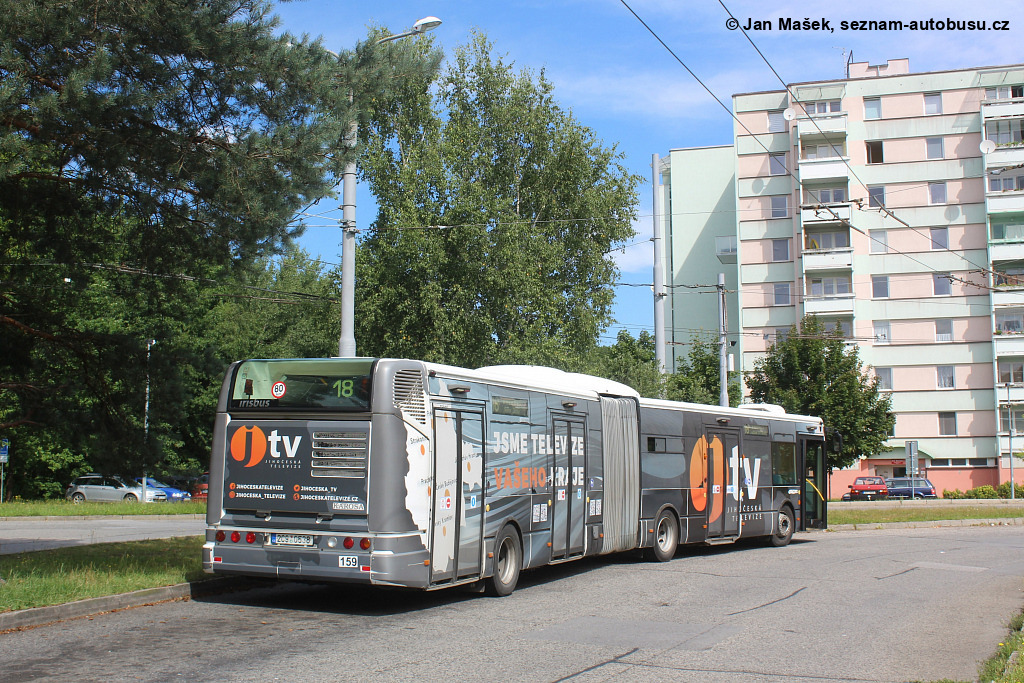 Ческе-Будеёвице, Irisbus Citelis 18M № 159