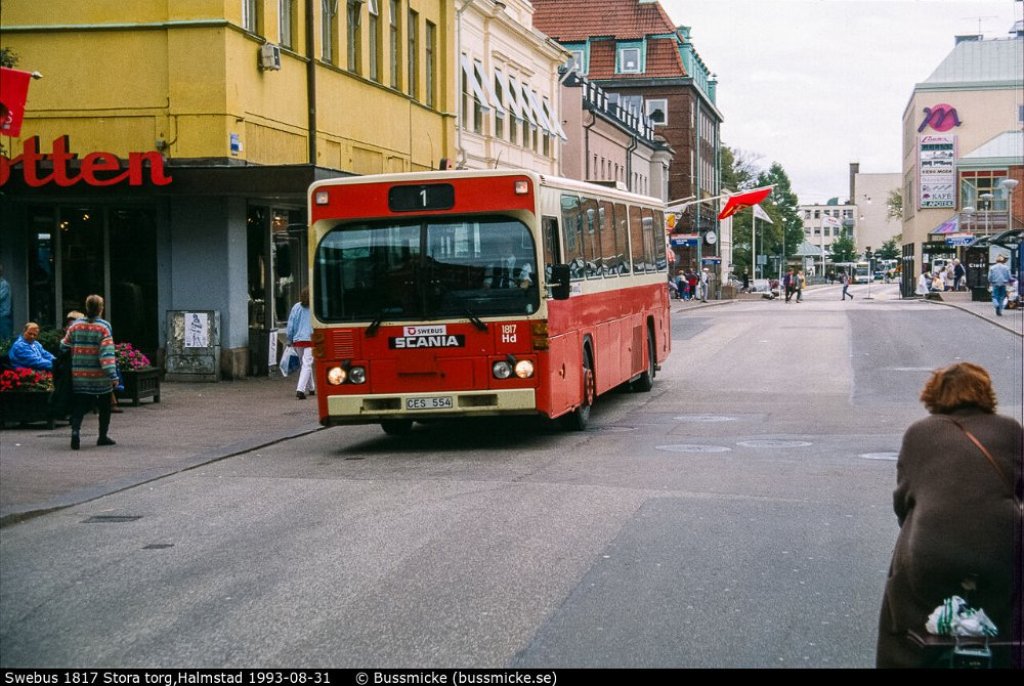 Halmstad, Scania CR112 # 1817