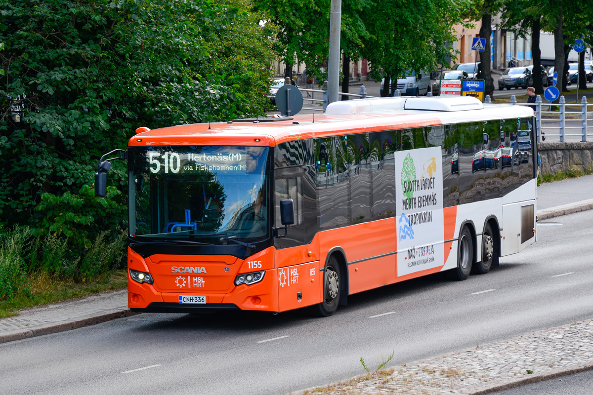 Espoo, Scania Citywide LE Suburban # 1155