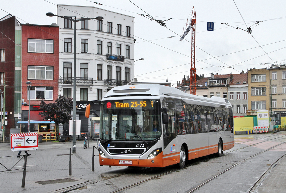 Brusel, Volvo 7900 Hybrid č. 2172
