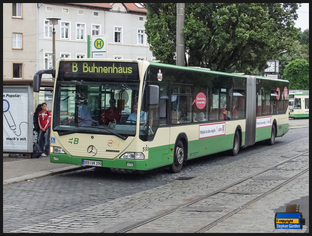 Бранденбург-на-Хафеле, Mercedes-Benz O530 Citaro G № 590