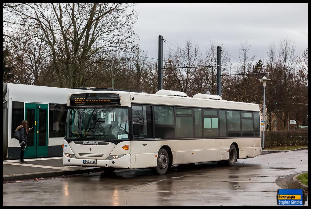 Potsdam, Scania OmniCity CN280UB 4x2EB # P-GA 118