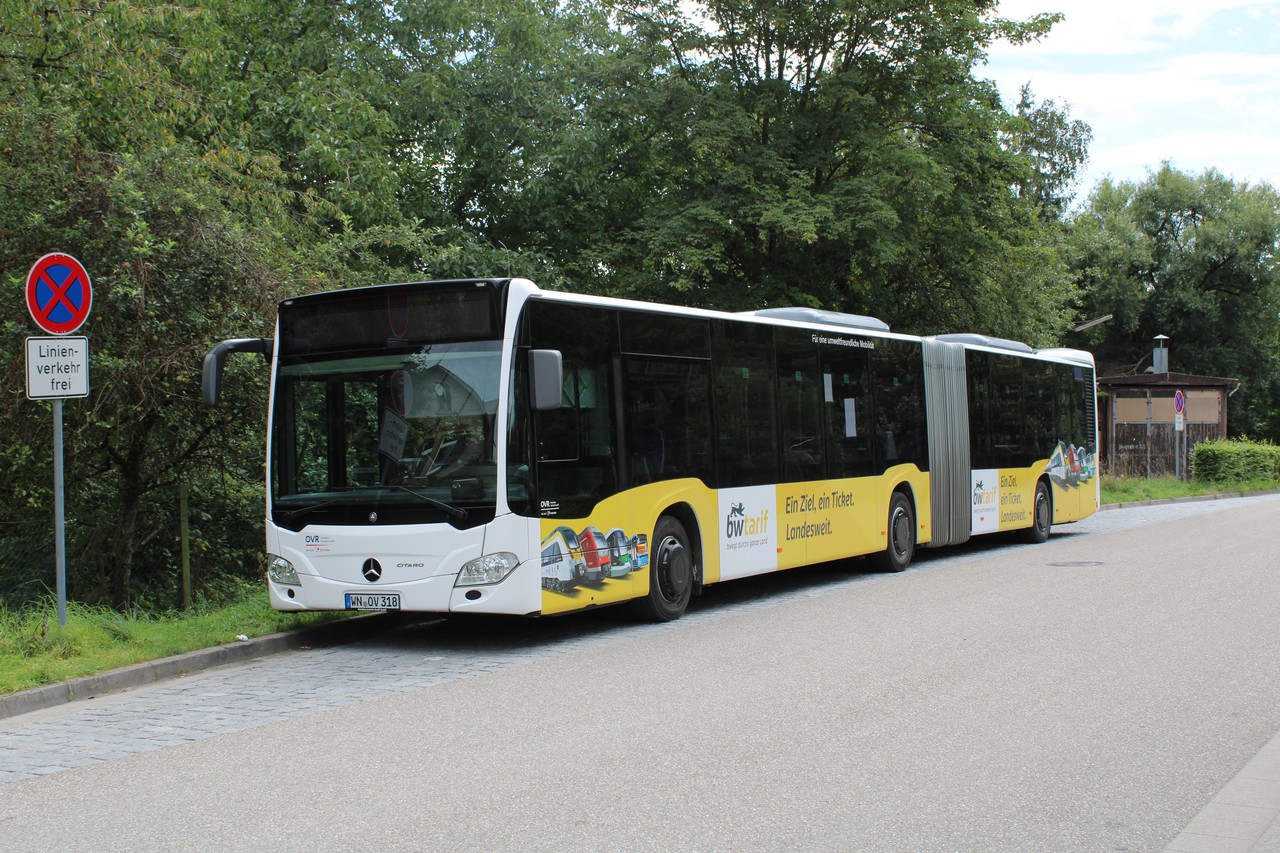 Waiblingen, Mercedes-Benz Citaro C2 G č. 318