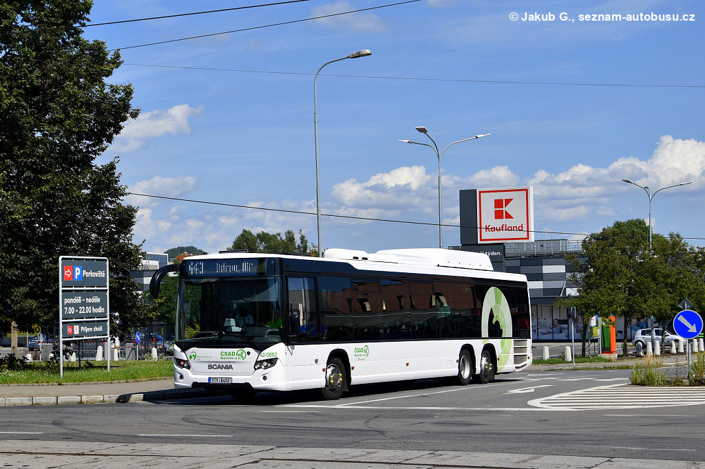 Карвина, Scania Citywide LE CNG № 42-0002