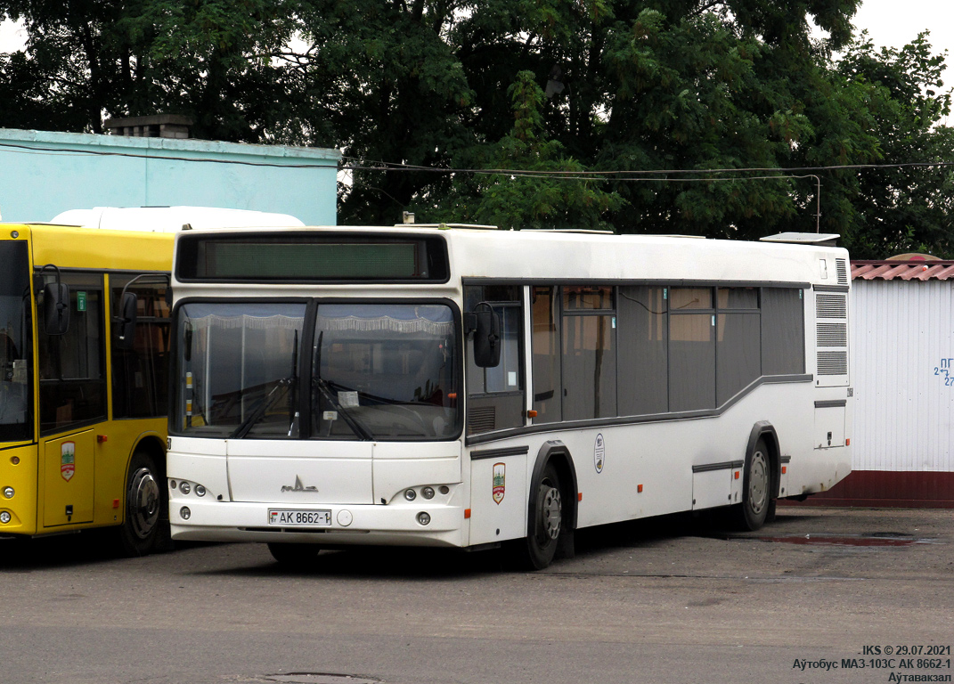 Baranovichi, MAZ-103.564 # 22050