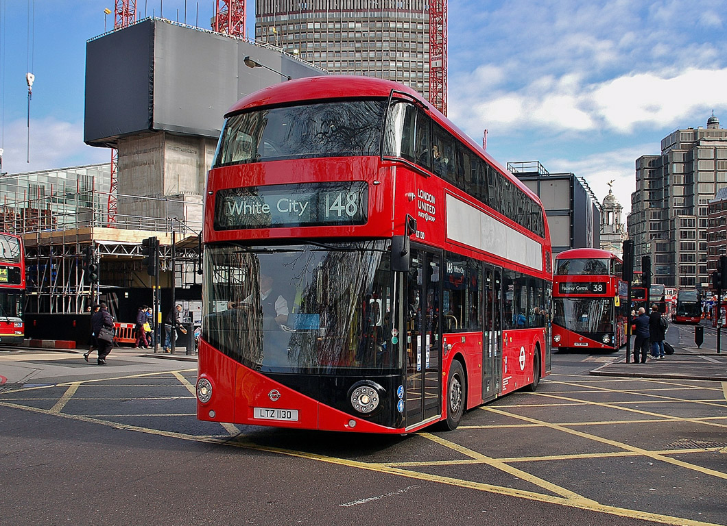 London, Wright New Bus for London # LT130