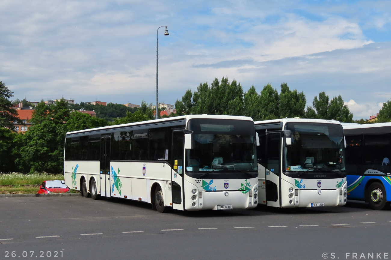 Karlovy Vary, Irisbus Ares 15M № 127; Karlovy Vary, Irisbus Ares 15M № 133