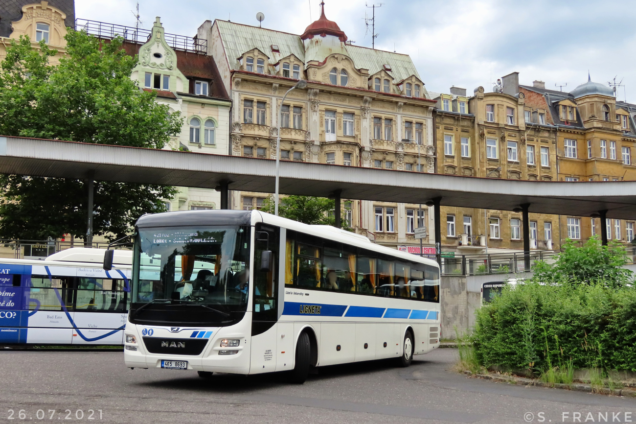 Karlovy Vary, MAN R61 Lion's Intercity C ÜL290-13 No. 4K5 8693
