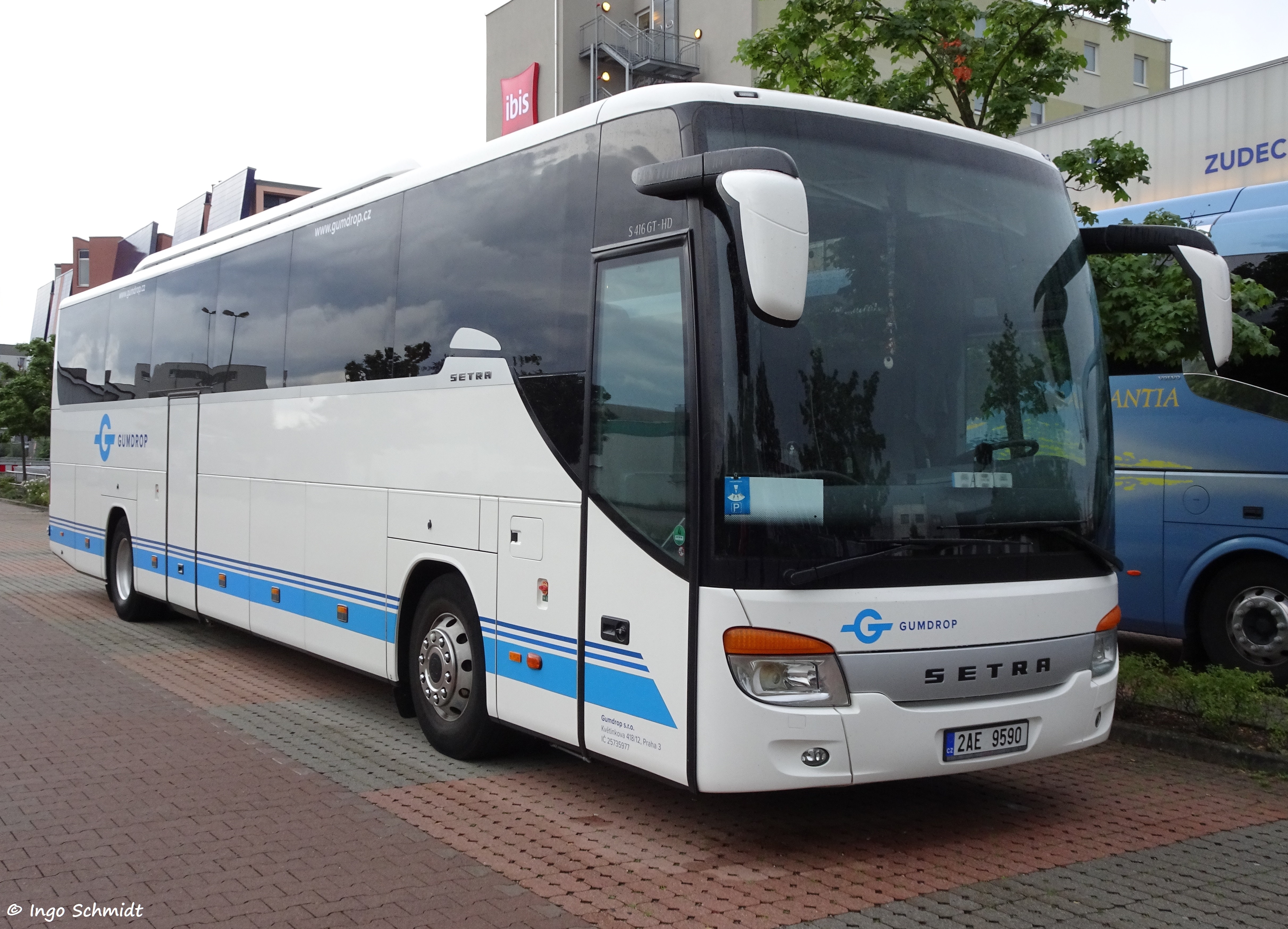 Prague, Setra S416GT-HD/2 # 2AE 9590