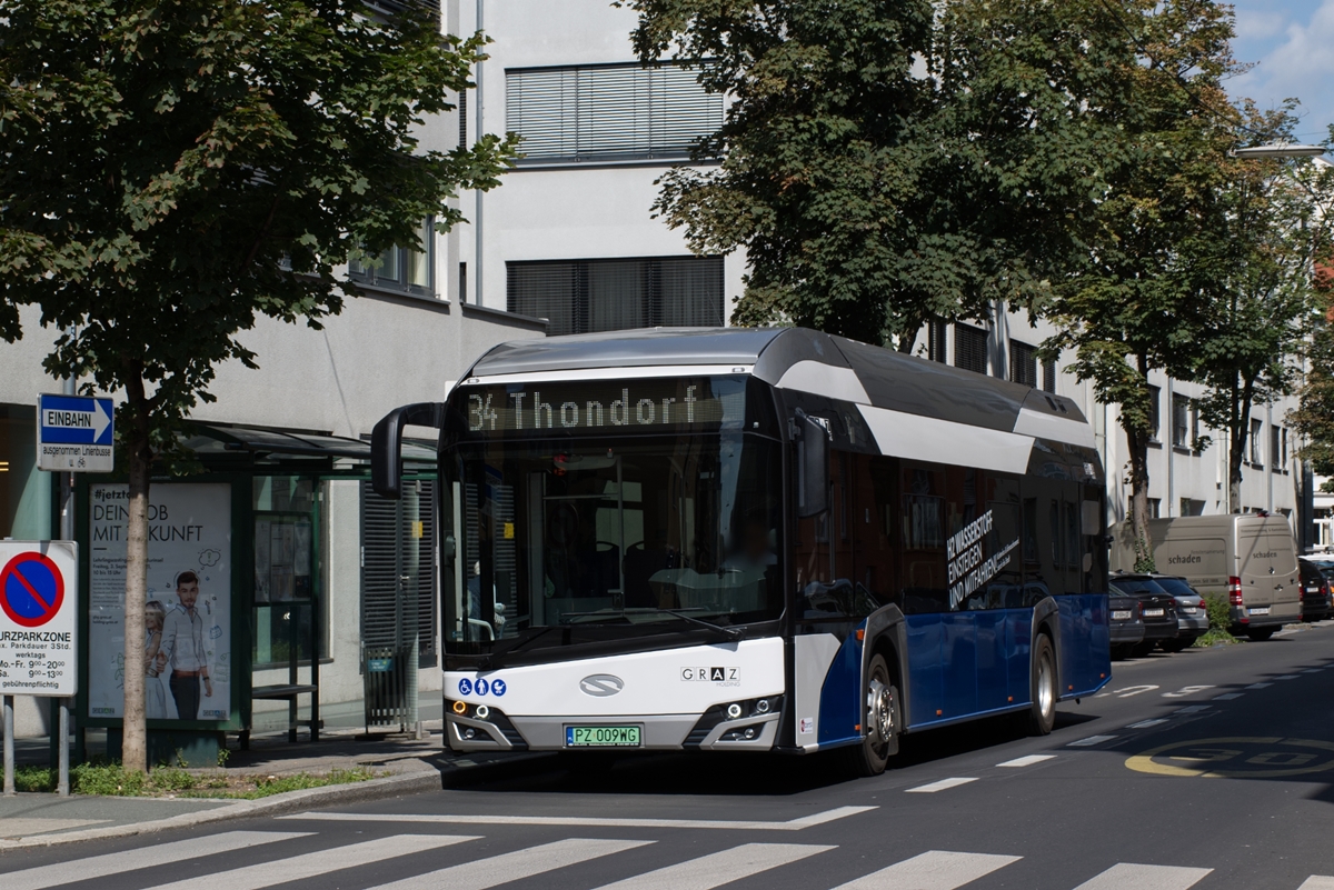 Graz, Solaris Urbino IV 12 hydrogen # PZ 009WG