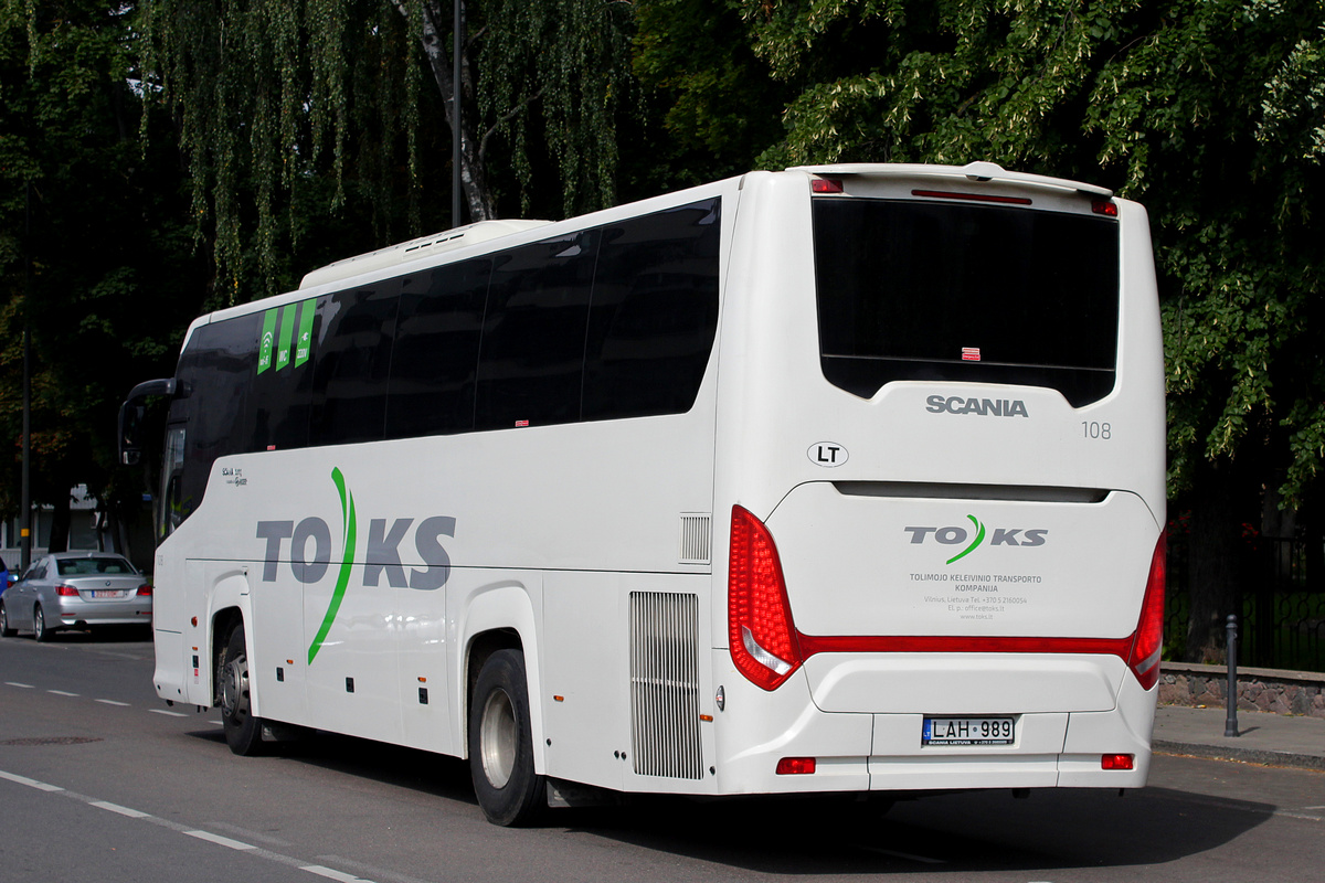 Vilnius, Scania Touring HD (Higer A80T) nr. 108