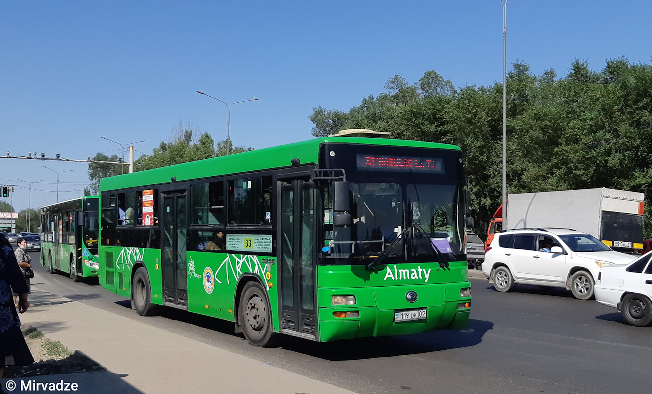 Almaty, Yutong ZK6108HGH # 119 DK 02