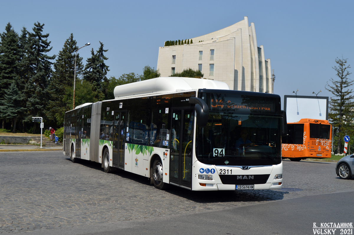 Sofia, MAN A23 Lion's City G NG313 CNG # 2311