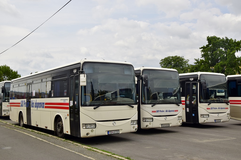 Prešov, Irisbus Crossway 12M № PO-467DF; Prešov, Irisbus Crossway 12M № 357