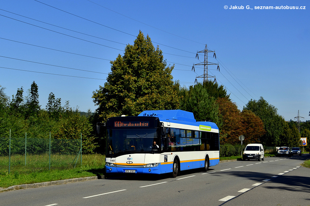 Ostrava, Solaris Urbino III 12 CNG № 7140