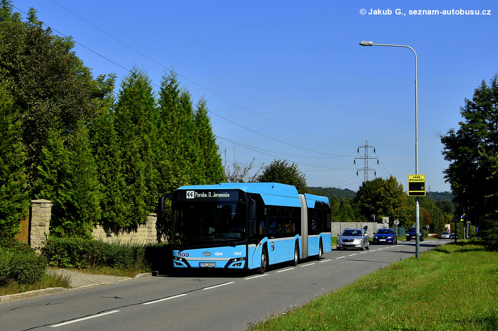 Ostrava, Solaris Urbino IV 18 CNG # 7911