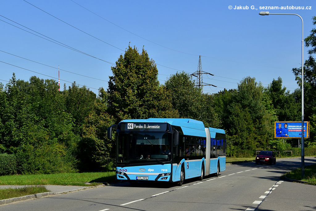 Ostrava, Solaris Urbino IV 18 CNG č. 7919
