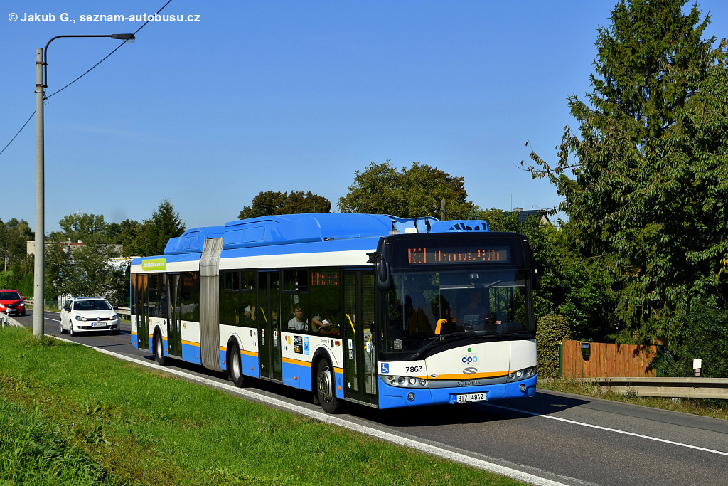 Ostrava, Solaris Urbino III 18 CNG №: 7863