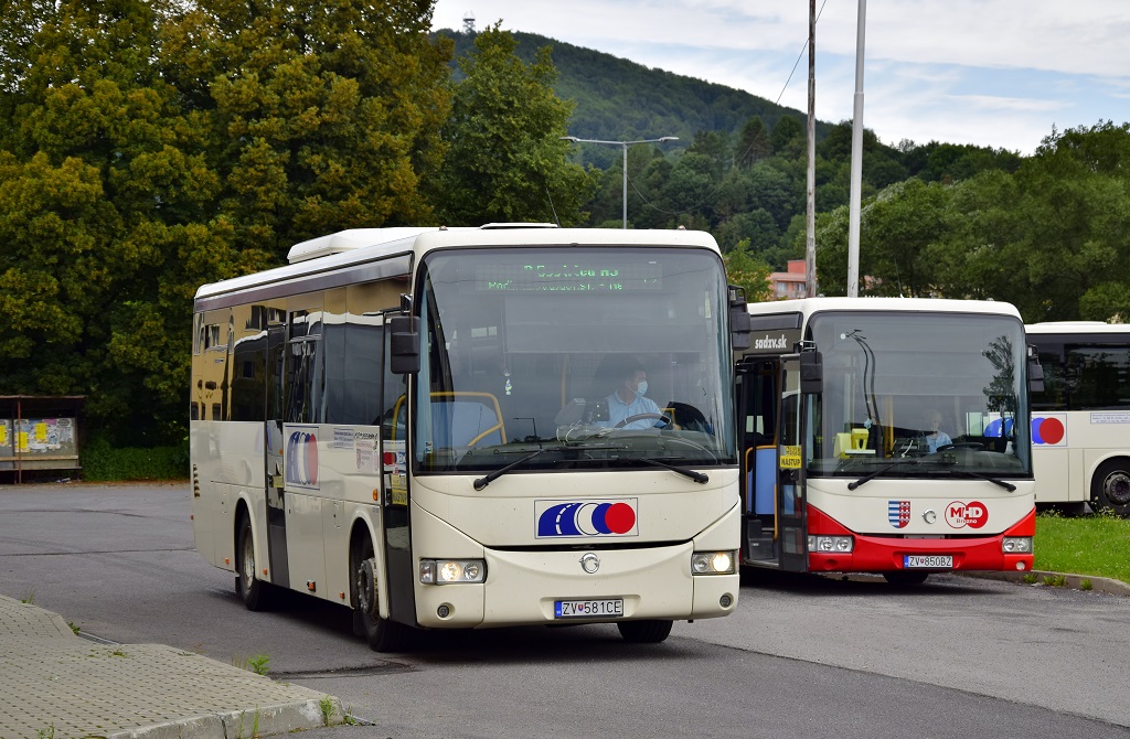Brezno, Irisbus Crossway 10.6M # ZV-581CE; Brezno, Irisbus Crossway LE 12M # ZV-850BZ